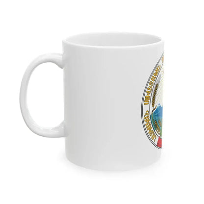 Emblem of the Armenian SSR - White Coffee Mug - Go Mug Yourself