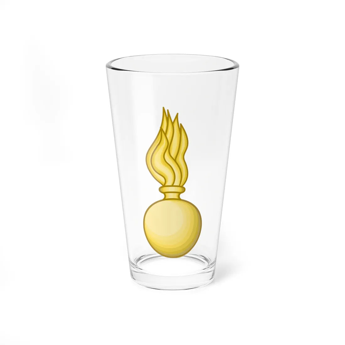 Emblem of the Artillery Forces of the Spanish Army Common (Spain) (Coat of Arms) Pint Glass 16oz 16oz - Go Mug Yourself