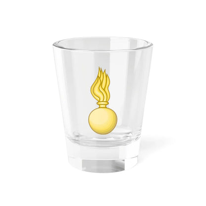 Emblem of the Artillery Forces of the Spanish Army Common (Spain) (Coat of Arms) Shot Glass 1.5oz - Go Mug Yourself