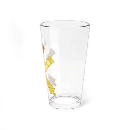 Emblem of the Artillery Forces of the Spanish Army (Spain) (Coat of Arms) Pint Glass 16oz - Go Mug Yourself