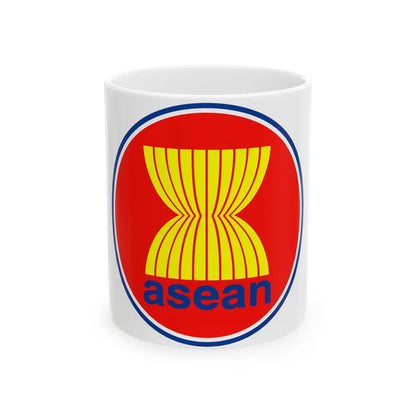 Emblem of the Association of Southeast Asian Nations ASEAN - White Coffee Mug-11oz-Go Mug Yourself