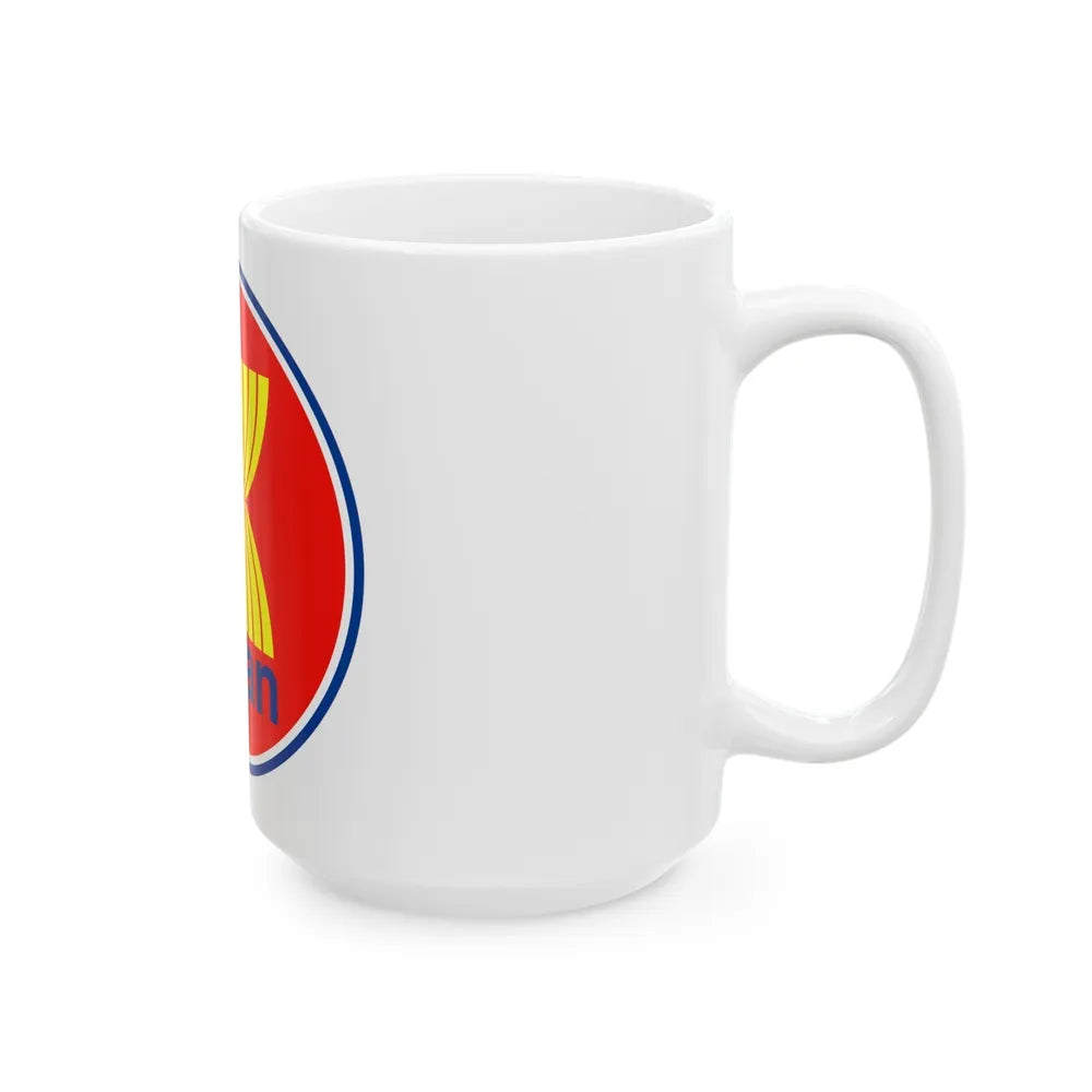 Emblem of the Association of Southeast Asian Nations ASEAN - White Coffee Mug-Go Mug Yourself