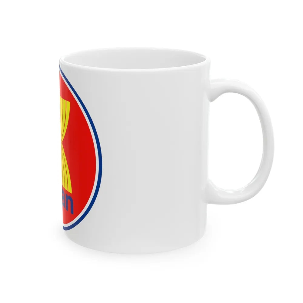 Emblem of the Association of Southeast Asian Nations ASEAN - White Coffee Mug-Go Mug Yourself