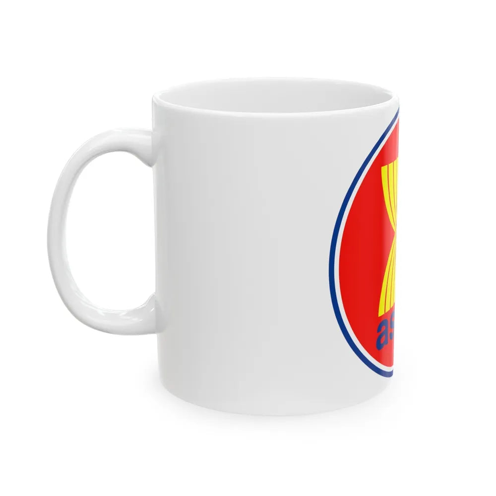 Emblem of the Association of Southeast Asian Nations ASEAN - White Coffee Mug-Go Mug Yourself