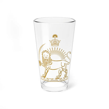 Emblem of the Azerbaijan Peoples Government (Azerbaijan) (Coat of Arms) Pint Glass 16oz 16oz - Go Mug Yourself