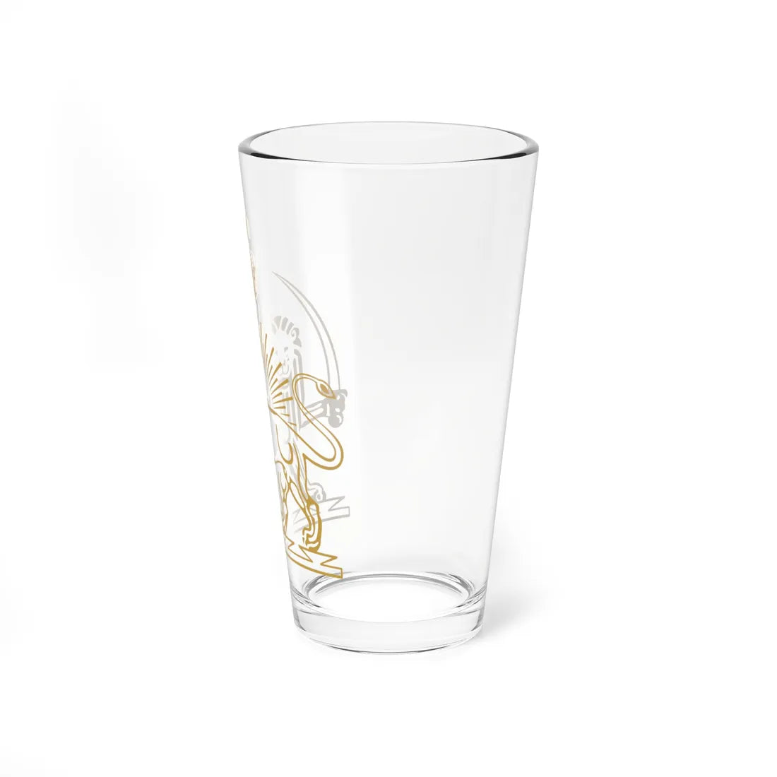 Emblem of the Azerbaijan Peoples Government (Azerbaijan) (Coat of Arms) Pint Glass 16oz - Go Mug Yourself