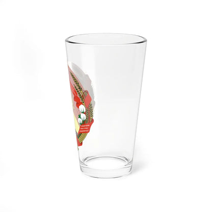 Emblem of the Azerbaijan SSR 1937-1940 (Azerbaijan) (Coat of Arms) Pint Glass 16oz - Go Mug Yourself