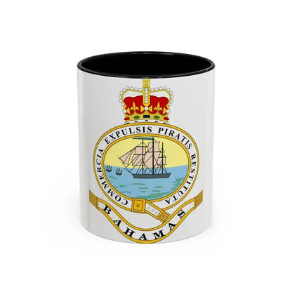 Emblem of the Bahamas (1869-1904; 1953-1964) - Accent Coffee Mug 11oz Black - Go Mug Yourself