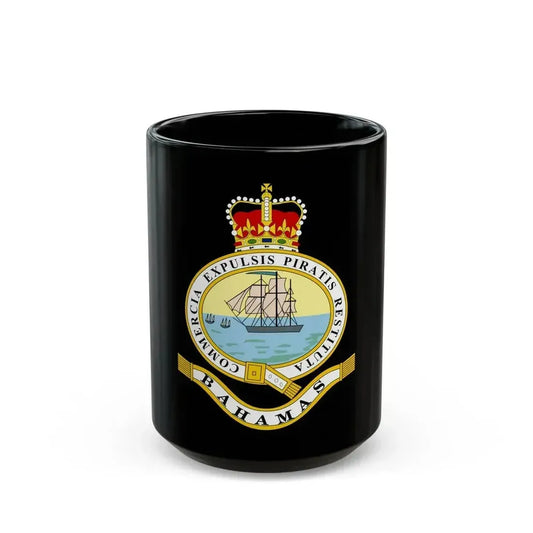 Emblem of the Bahamas (1869-1904; 1953-1964) - Black Coffee Mug 15oz - Go Mug Yourself