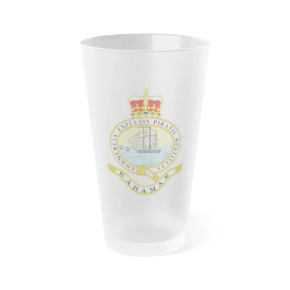 Emblem of the Bahamas (1869-1904; 1953-1964) - Frosted Pint Glass 16oz-16oz-Frosted-Go Mug Yourself