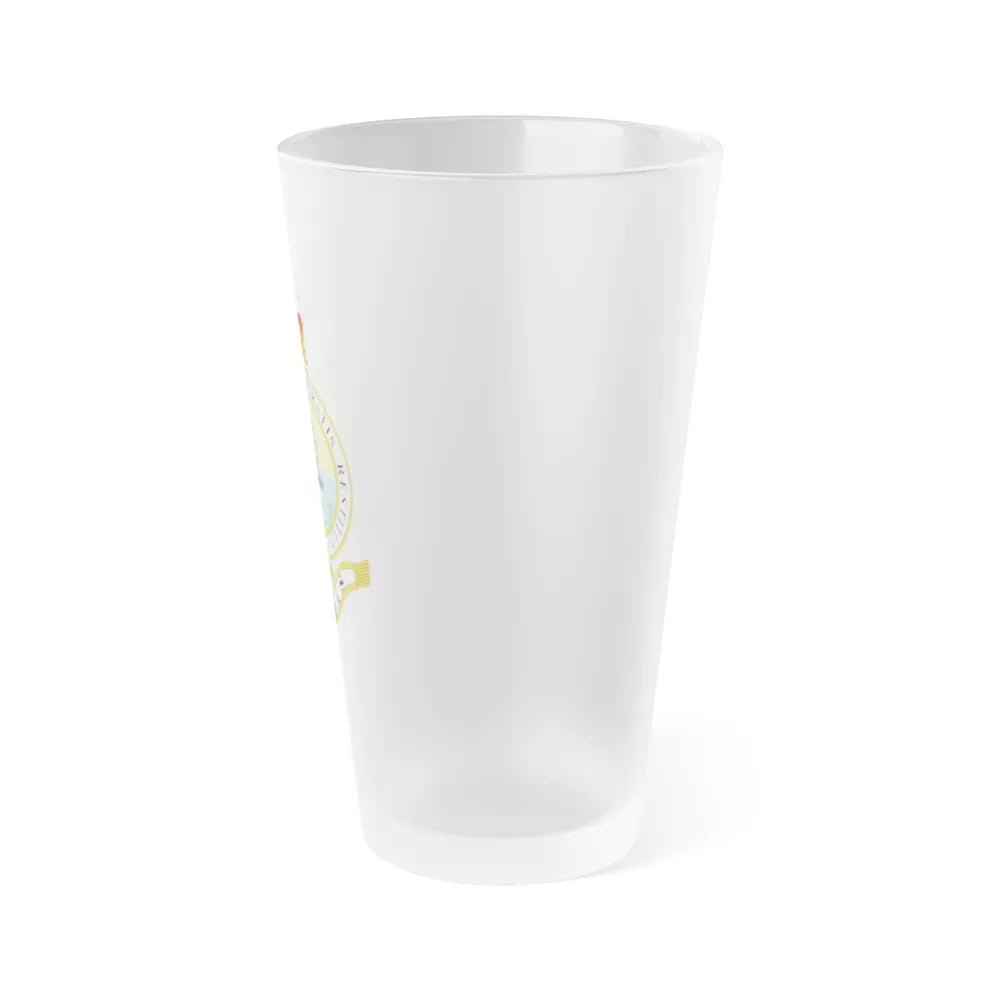 Emblem of the Bahamas (1869-1904; 1953-1964) - Frosted Pint Glass 16oz-Go Mug Yourself