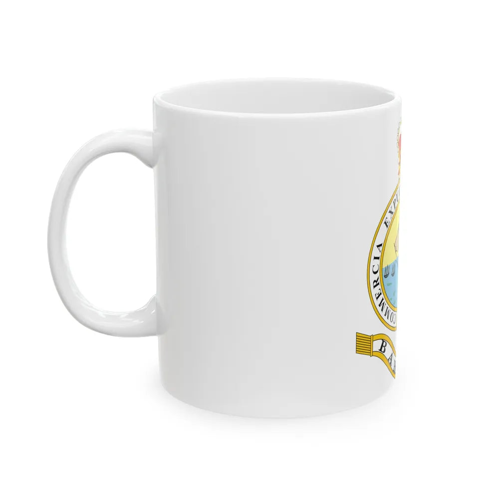 Emblem of the Bahamas (1869-1904; 1953-1964) - White Coffee Mug-Go Mug Yourself