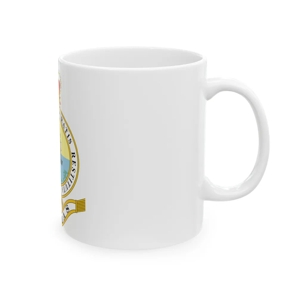 Emblem of the Bahamas (1869-1904; 1953-1964) - White Coffee Mug-Go Mug Yourself