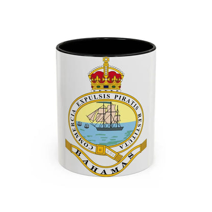 Emblem of the Bahamas (1904-1953) - Accent Coffee Mug 11oz Black - Go Mug Yourself