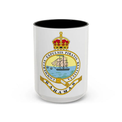 Emblem of the Bahamas (1904-1953) - Accent Coffee Mug 15oz Black - Go Mug Yourself