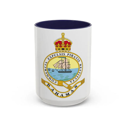 Emblem of the Bahamas (1904-1953) - Accent Coffee Mug 15oz Navy - Go Mug Yourself