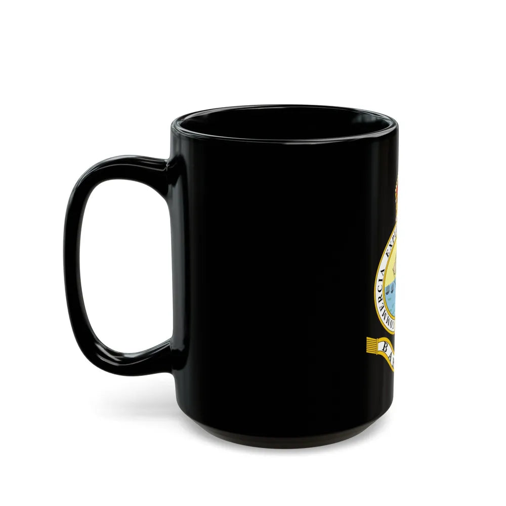 Emblem of the Bahamas (1904-1953) - Black Coffee Mug-Go Mug Yourself