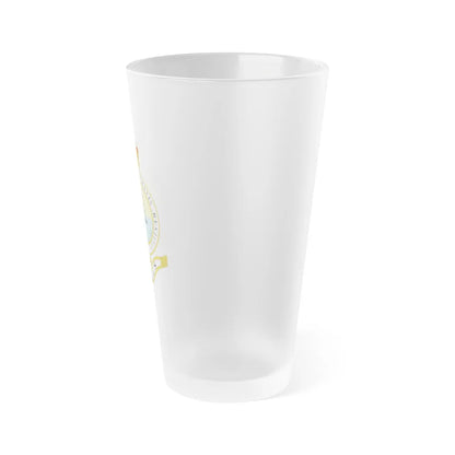 Emblem of the Bahamas (1904-1953) - Frosted Pint Glass 16oz-Go Mug Yourself