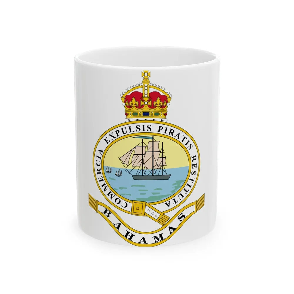 Emblem of the Bahamas (1904-1953) - White Coffee Mug-11oz-Go Mug Yourself