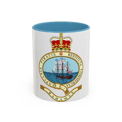 Emblem of the Bahamas (1964-1973) - Accent Coffee Mug 11oz Light Blue - Go Mug Yourself