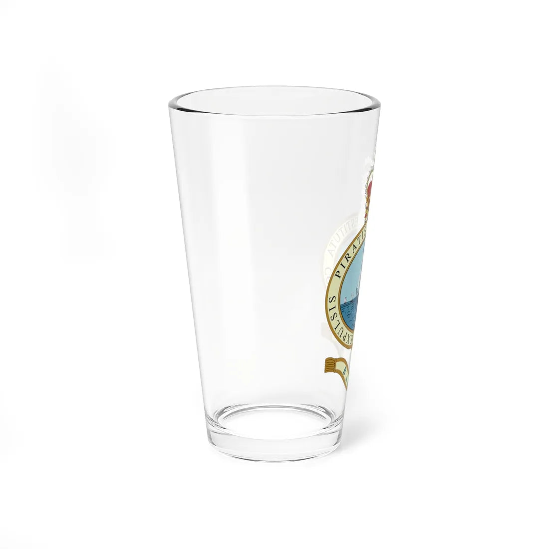 Emblem of the Bahamas 1964-1973 (Bahamas) (Coat of Arms) Pint Glass 16oz - Go Mug Yourself