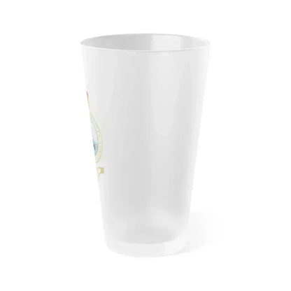 Emblem of the Bahamas (1964-1973) - Frosted Pint Glass 16oz - Go Mug Yourself