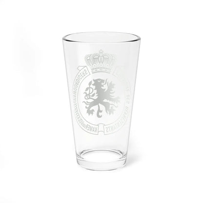 Emblem of the Belgian Chamber of Representatives (Belgium) (Coat of Arms) Pint Glass 16oz - Go Mug Yourself