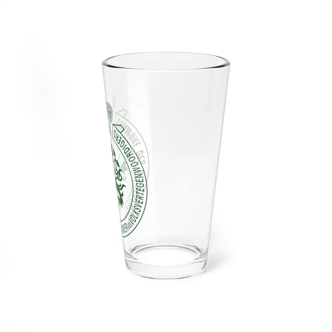 Emblem of the Belgian Chamber of Representatives (Belgium) (Coat of Arms) Pint Glass 16oz - Go Mug Yourself