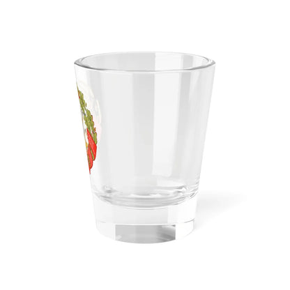 Emblem of the Byelorussian SSR 1927-1937 (Russia) (Coat of Arms) Shot Glass 1.5oz - Go Mug Yourself