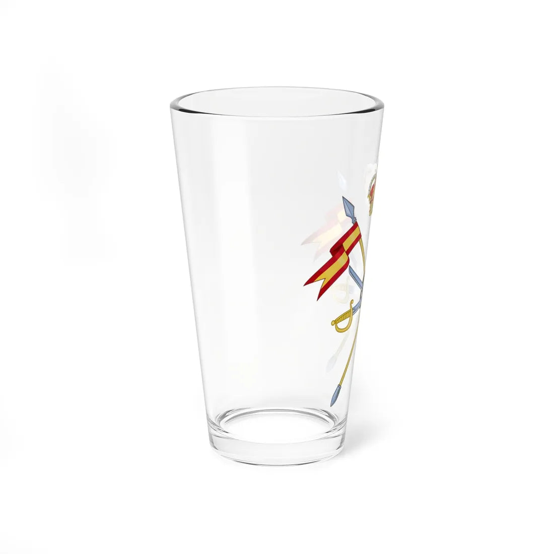 Emblem of the Cavalry Forces of the Spanish Army (Spain) (Coat of Arms) Pint Glass 16oz - Go Mug Yourself
