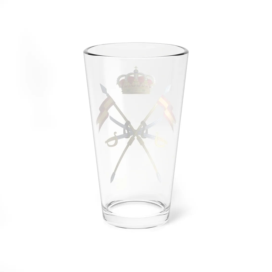 Emblem of the Cavalry Forces of the Spanish Army (Spain) (Coat of Arms) Pint Glass 16oz - Go Mug Yourself