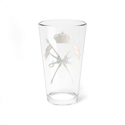 Emblem of the Cavalry Forces of the Spanish Army (Spain) (Coat of Arms) Pint Glass 16oz - Go Mug Yourself