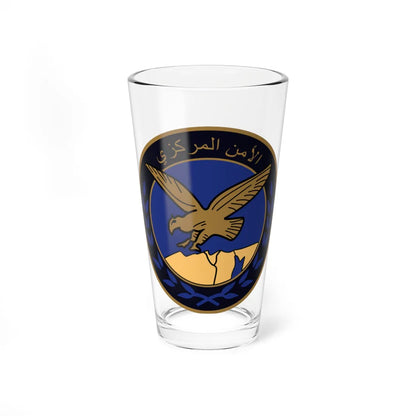 Emblem of the Central Security Forces (Egypt) (Coat of Arms) Pint Glass 16oz 16oz - Go Mug Yourself