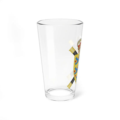 Emblem of the Chief of Defence Denmark (Denmark) (Coat of Arms) Pint Glass 16oz - Go Mug Yourself