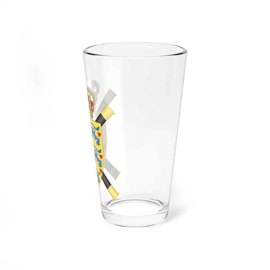 Emblem of the Chief of Defence Denmark (Denmark) (Coat of Arms) Pint Glass 16oz - Go Mug Yourself