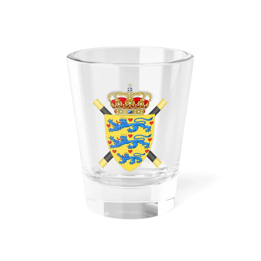 Emblem of the Chief of Defence Denmark (Denmark) (Coat of Arms) Shot Glass 1.5oz 1.5oz - Go Mug Yourself