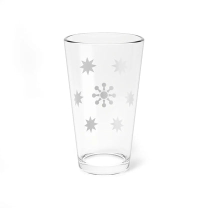 Emblem of the Cook Islands Federation (New Zealand) (Coat of Arms) Pint Glass 16oz - Go Mug Yourself