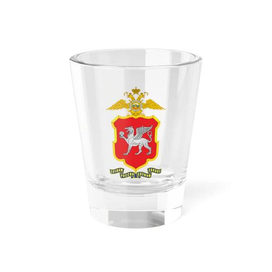Emblem of the Crimea Police (Russia) (Coat of Arms) Shot Glass 1.5oz 1.5oz - Go Mug Yourself