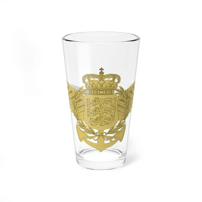 Emblem of the Danish Defence old (Denmark) (Coat of Arms) Pint Glass 16oz 16oz - Go Mug Yourself