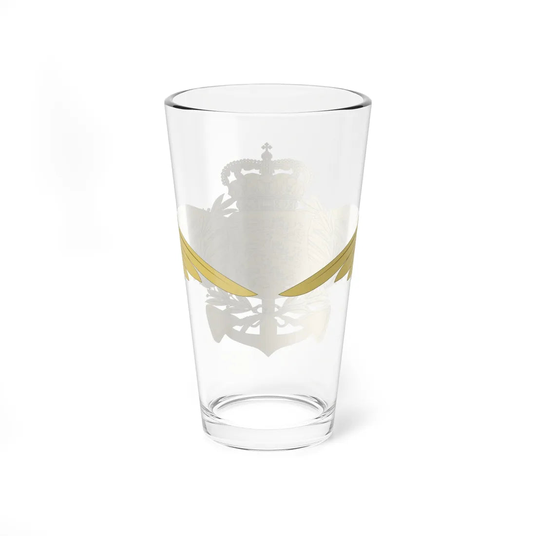 Emblem of the Danish Defence old (Denmark) (Coat of Arms) Pint Glass 16oz - Go Mug Yourself