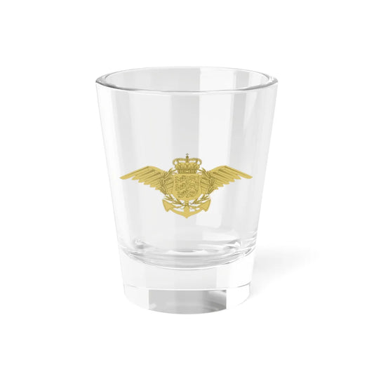 Emblem of the Danish Defence old (Denmark) (Coat of Arms) Shot Glass 1.5oz 1.5oz - Go Mug Yourself