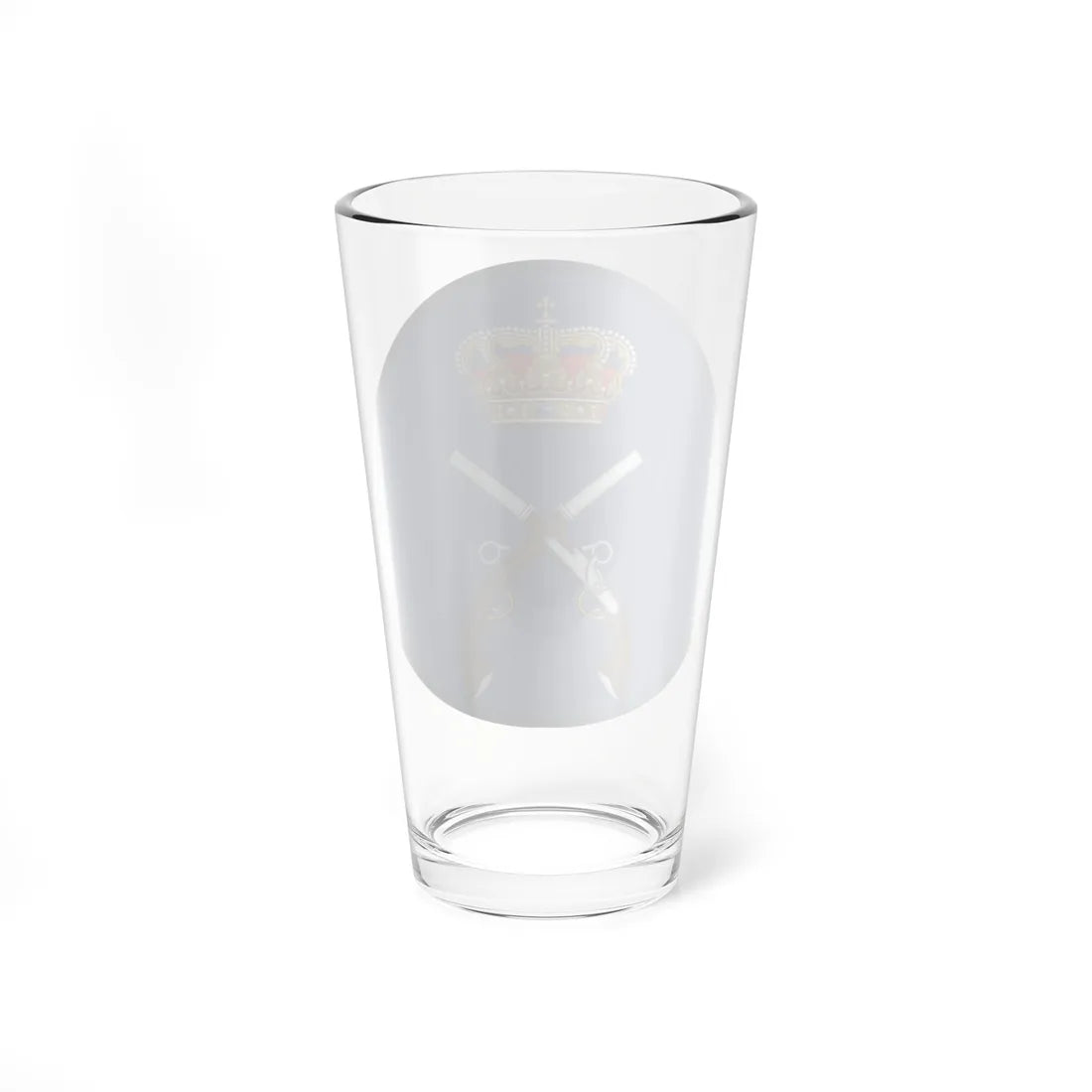 Emblem of the Danish Military Police (Denmark) (Coat of Arms) Pint Glass 16oz - Go Mug Yourself
