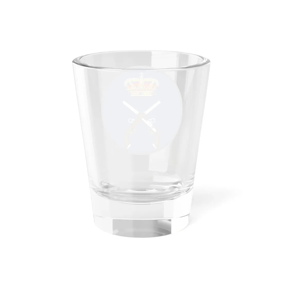 Emblem of the Danish Military Police (Denmark) (Coat of Arms) Shot Glass 1.5oz - Go Mug Yourself