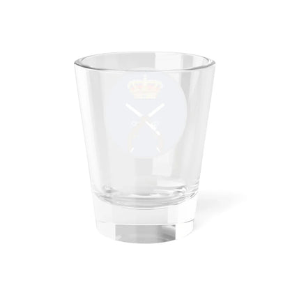 Emblem of the Danish Military Police (Denmark) (Coat of Arms) Shot Glass 1.5oz - Go Mug Yourself