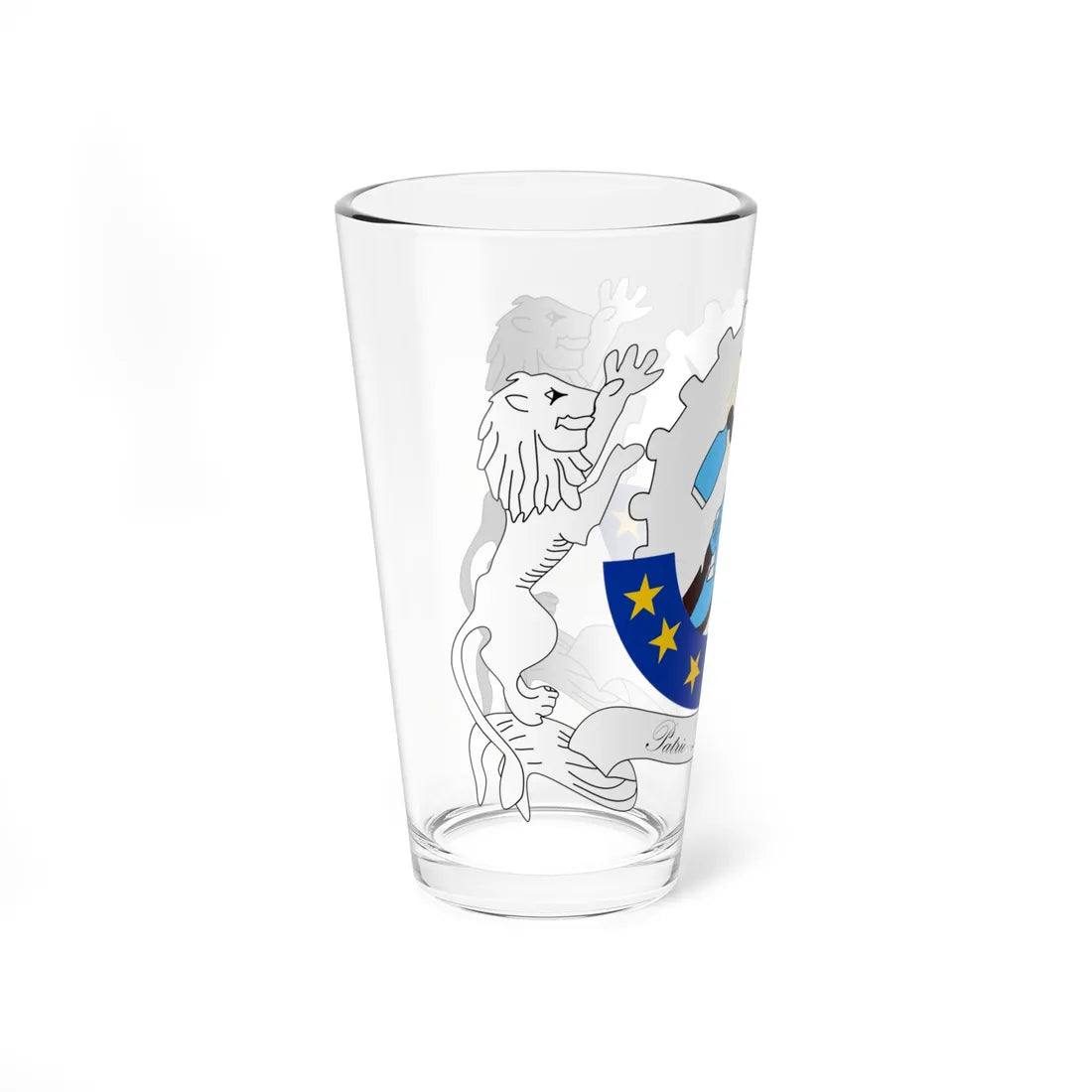 Emblem of the Democratic Republic of Congo 2001 proposal (Congo) (Coat of Arms) Pint Glass 16oz - Go Mug Yourself