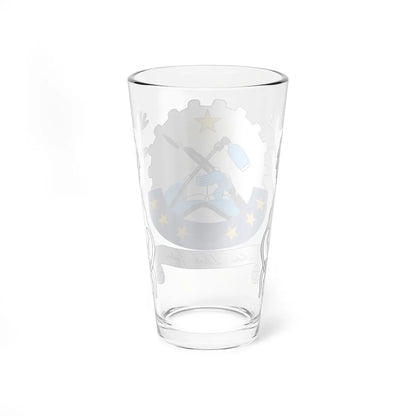 Emblem of the Democratic Republic of Congo 2001 proposal (Congo) (Coat of Arms) Pint Glass 16oz - Go Mug Yourself