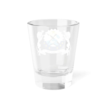 Emblem of the Democratic Republic of Congo 2001 proposal (Congo) (Coat of Arms) Shot Glass 1.5oz - Go Mug Yourself