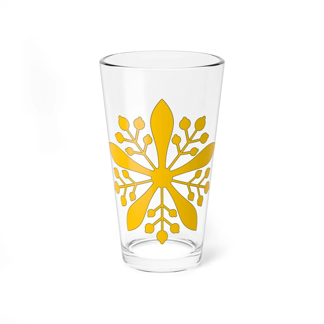 Emblem of the Emperor of Manchukuo (China) (Coat of Arms) Pint Glass 16oz 16oz - Go Mug Yourself