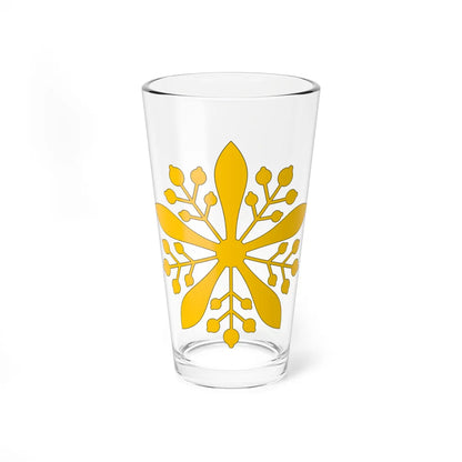 Emblem of the Emperor of Manchukuo (China) (Coat of Arms) Pint Glass 16oz 16oz - Go Mug Yourself