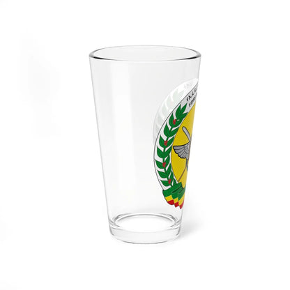 Emblem of the Ethiopian National Defense Force 2 (Ethiopia) (Coat of Arms) Pint Glass 16oz - Go Mug Yourself